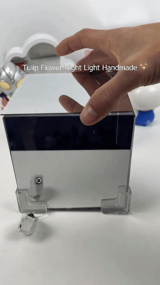 CRAZY DEALS™ -Do It Yourself - Tulip Cube Mirror Lamp